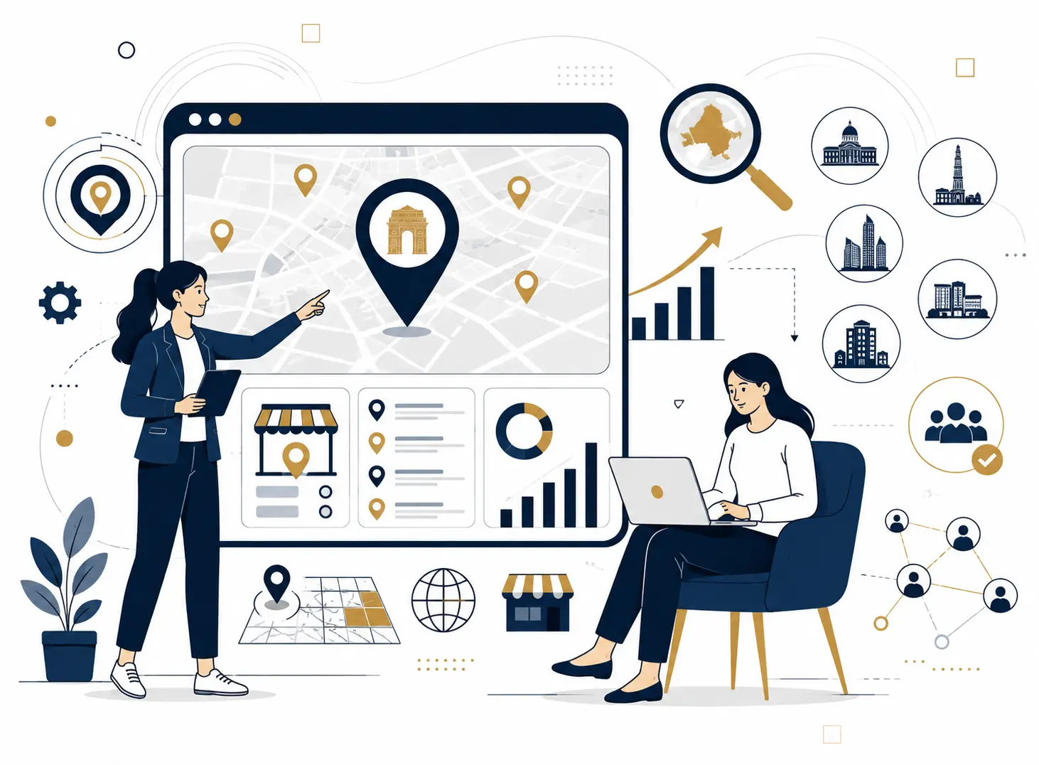 Hyperlocal Delhi SEO Coverage: Dominating High-Value Business Hubs